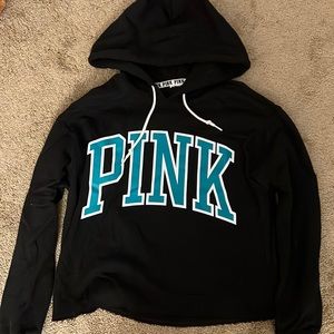 PINK Cropped Hoodie